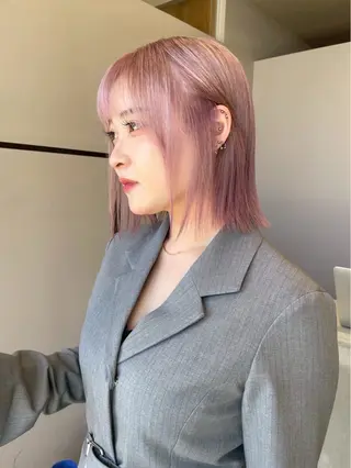 ミディアム カラー miyu /niilのヘアスタイル