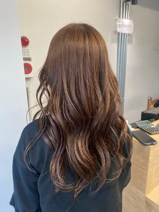 セミロング カラー 🐾Libero🐾 柏　KONOMIのヘアスタイル