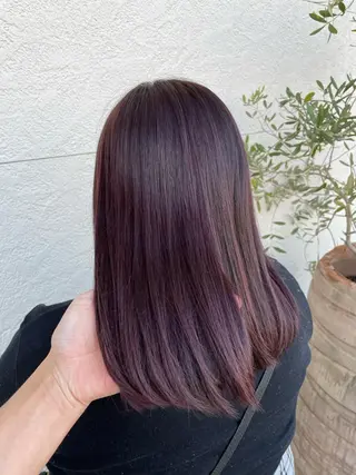 ロング カラー 鵜飼 真伍のヘアスタイル