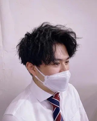 ショート メンズ かんばら りょーいのヘアスタイル