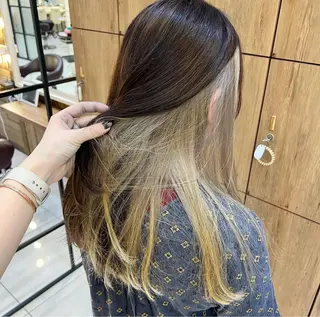 ロング インナーカラー /ヘアメ じゅんのヘアスタイル