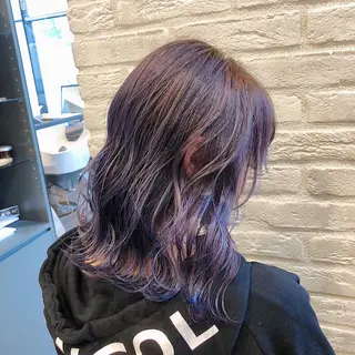 ミディアム カラー ノンダメージ髪質改善 カラー💎/KURAのヘアスタイル