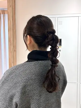 ヘアアレンジ 艶カラー/縮毛矯正/ アレンジ/akaneのヘアスタイル