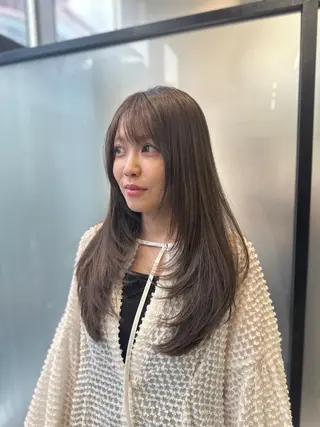 ロング カラー 大阪/心斎橋 レイヤー/勇介のヘアスタイル