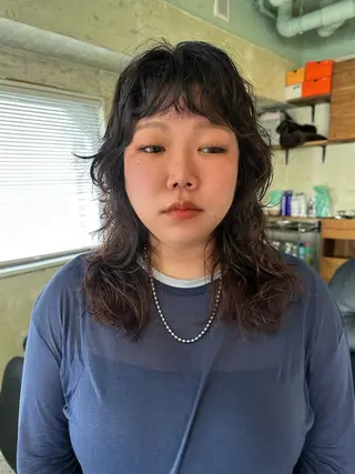 ロング パーマ AR.MARA hair  studio所属・AR.MARA サトウヒカルのヘアスタイル