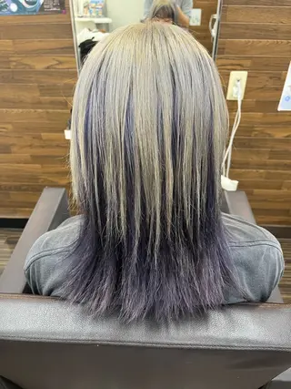 カラー 野原 姫菜のヘアスタイル