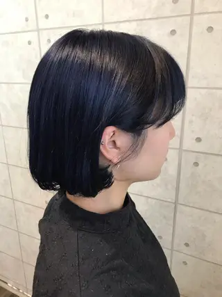 ショート カラー 烏丸韓国ヘア🇰🇷 ayaka🎀のヘアスタイル