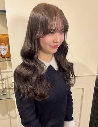 ロング カラー 美咲🤎 /艶カラー /ハイライトカラーのヘアスタイル