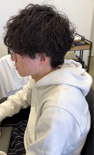 ショート パーマ メンズ メンズ特化美容師 井上大輔のヘアスタイル