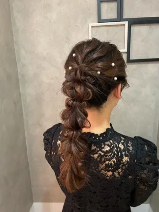 ヘアアレンジ 参列・イベントヘア♡ ゆいなのヘアスタイル