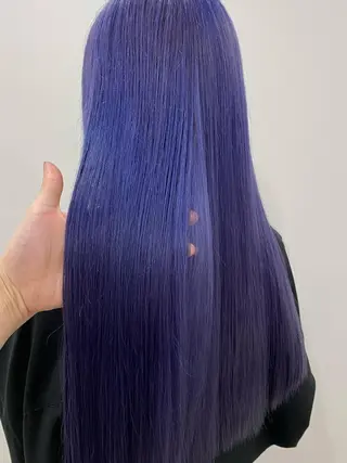 ロング カラー マンツーマン女性 美容師 奏のヘアスタイル