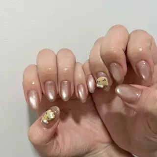 ネイル パラあり！フィルイン 美フォルムのネイルデザイン