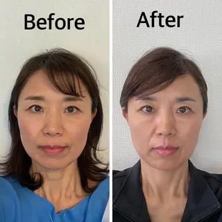 小顔矯正　まつ毛 Komaci篠田敦子のヘアスタイル