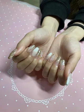 ミディアム ネイル 《LB》ラブリエ Nail&eyeのマツエク・マツパデザイン