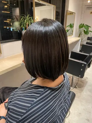 ショート カラー レイヤー♡ 石川優奈のヘアスタイル