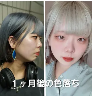 ショート カラー 松尾 泰伸のヘアスタイル