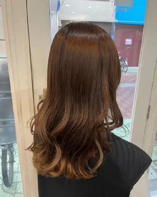 カラー 暖色🍎透明感カラー 🩵小林かりんのヘアスタイル