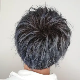メンズ カラー パーマ ヘアアレンジ ブリーチ/ヘアケア/ 艶髪/イギチハルのヘアスタイル