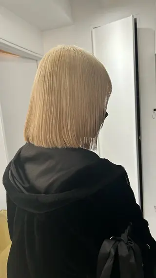 ミディアム カラー 💍モテる艶髪 透明感カラー💖のヘアスタイル