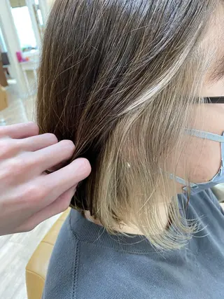 カラー SALOWIN栄 高須大貴のヘアスタイル