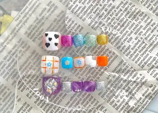 ネイル 0203ムニムサン 💙Harukaのネイルデザイン