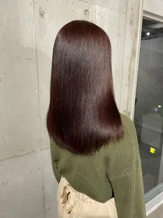 セミロング カラー SHOTO ハイトー ン/ブロンドカラーのヘアスタイル