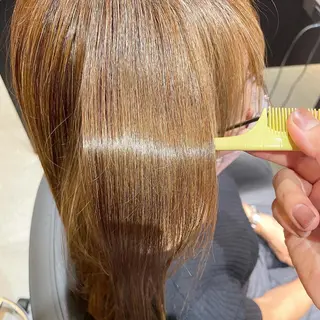 ロング パーマ ショート/脱白髪染め ☆宇﨑悠実のヘアスタイル