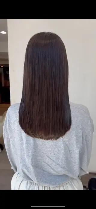 セミロング カラー 山田 晃輔のヘアスタイル