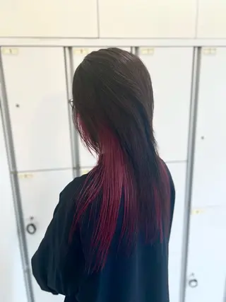 ロング カラー インナー/透明感/ カラー/しゅうとのヘアスタイル