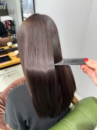 セミロング 小池 風賀のヘアスタイル