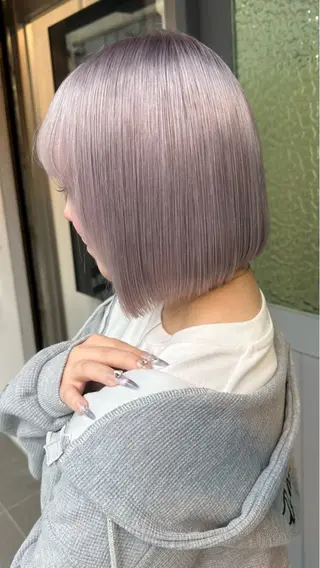 カラー 名古屋栄/ 複雑履歴   リカのヘアスタイル