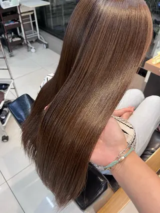ロング カラー ヘアアレンジ メンズ 透明感カラー🤎 ゆりのヘアスタイル