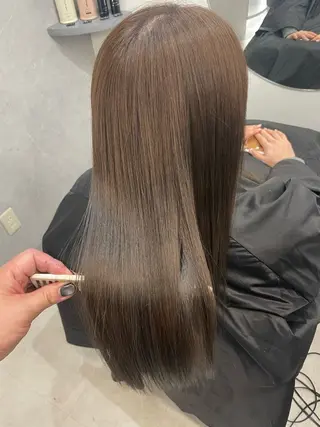 ロング ショート✨縮毛矯正 メゾンカシミヤ宮崎のヘアスタイル