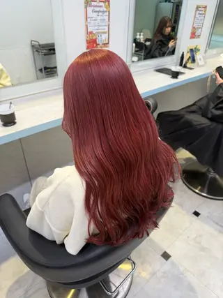 カラー 🇰🇷韓流暖色ヘア 🍒saaya🍒のヘアスタイル