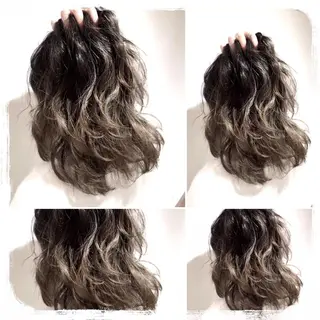 ショート ミディアム セミロング カラー ヘアアレンジ 韓国♡ハイライト ♡YURIのヘアスタイル