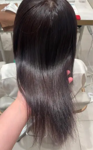 セミロング カラー ヘアアレンジ 内田 志乃のヘアスタイル