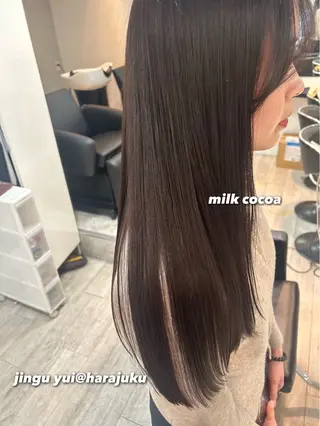 ロング カラー パーマ ヘアアレンジ メンズ ワット 原宿のヘアスタイル