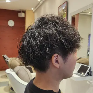メンズ パーマ 暖色カラー/髪質改善 /メンズ🧡莉南のヘアスタイル