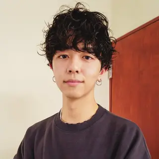 ショート パーマ メンズ メンズハイトーン/栄 /イトウタケルのヘアスタイル