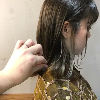 ミディアム カラー 山口 浩之のヘアスタイル