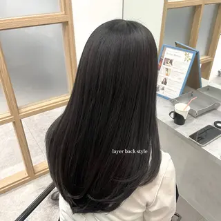 ロング カラー 柔らかオリーブ🌿 HIMARI🌻のヘアスタイル