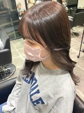 ロング カラー 髪質改善/艶カラー 🎀レイヤーカットのヘアスタイル