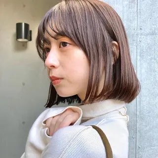 ショート カラー 暖色/艶髪/ボブ/ ショート/Ayaのヘアスタイル