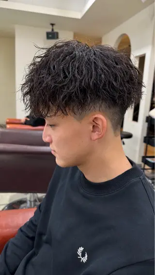 メンズ 京都駅メンズサロン マッシュのヘアスタイル