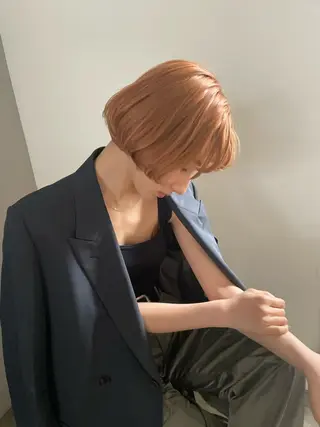 ショート 透明感カラー 🦋AYAのヘアスタイル
