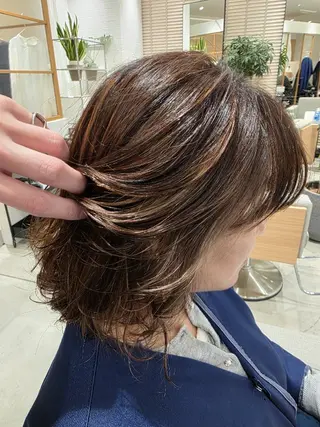 ミディアム ✂髪質改善ストレート NO.1 深澤 颯斗のヘアスタイル