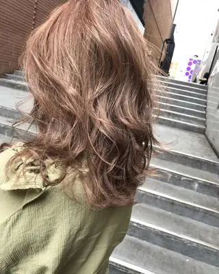セミロング カラー 🌷ボブ/髪質改善 ストレートのヘアスタイル