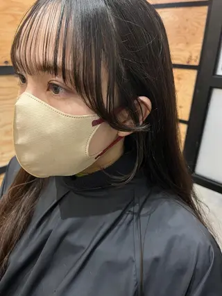 ロング カラー パーマ ヘアアレンジ メンズ キッズ ネイル アイブロウ 久木原 ゆりのヘアスタイル