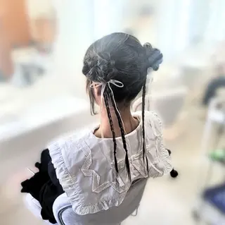 ロング ヘアアレンジ 渥美 寿美翔のヘアスタイル