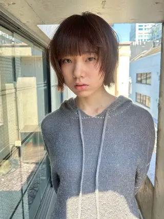 ショート 似合わせカット ハイトーン/北村優人のヘアスタイル